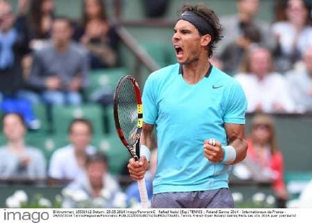 Rafael Nadal (Esp) TENNIS : Roland Garros 2014 - Internationaux de France - 29 05 2014 TennisMagazine Panoramic 