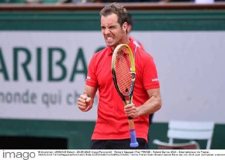 Richard Gasquet (Fra) TENNIS : Roland Garros 2014 - Internationaux de France - 29 05 2014 TennisMagazine Panoramic 