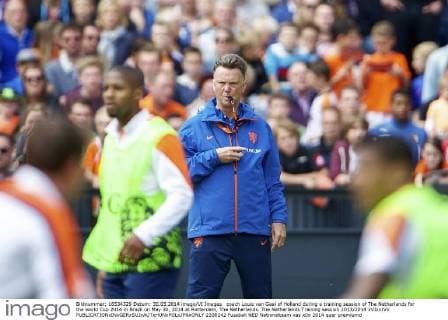 coach Louis van Gaal of Holland during a training session of The Netherlands for the world Cup 2014 in Brazil on May 30, 2014 at Rotterdam, The Netherlands. The Netherlands Training session 2013 2014 xVIxxIVx 2338242