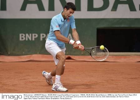 PARIS, 30.05.2014, Novak Djokovic (SRB) bei den Tennis French Open 2014 in Paris