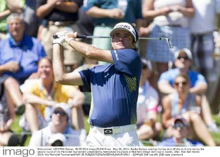 May 30, 2014: Bubba Watson watches his tee shot off the no.8 hole during the second round of the Memorial Tournament presented by Nationwide Insurance at Muirfield Village Golf Club in Dublin, Ohio. PGA Golf Herren 2014: the Memorial Tournament MAY 30 - ZUMAct5