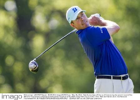 May 30, 2014: Matt Kuchar tees off the no.18 hole during the second round of the Memorial Tournament presented by Nationwide Insurance at Muirfield Village Golf Club in Dublin, Ohio. PGA Golf Herren 2014: the Memorial Tournament MAY 30 - ZUMAct5
