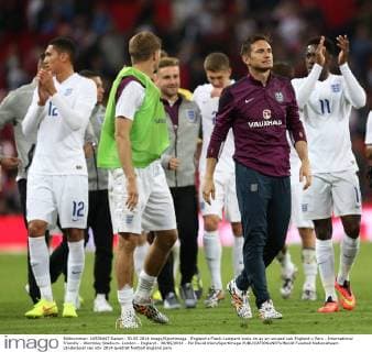 England s Frank Lampard looks on as an unused sub England v Peru - International Friendly - Wembley Stadium- London - England - 30 05 2014 - Pic David Klein Sportimage EDITORIAL USE ONLY. No use with unauthorised audio, video, data, fixture lists, club league logos or live services. Online in-match use limited to 120 images, no video emulation. No use in betting, games or single club league player publications.