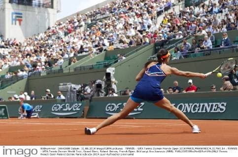 TENNIS - WTA Tennis Damen French Open 2014 PARIS,FRANKREICH,31.MAI.14 - TENNIS - WTA Tennis Damen World Tour, Grand Slam, Roland Garros, French Open. Bild zeigt Ana Ivanovic (SRB). 