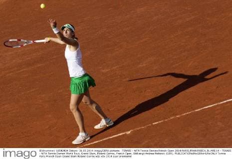 TENNIS - WTA Tennis Damen French Open 2014 PARIS,FRANKREICH,31.MAI.14 - TENNIS - WTA Tennis Damen World Tour, Grand Slam, Roland Garros, French Open. Bild zeigt Andrea Petkovic (GER). 