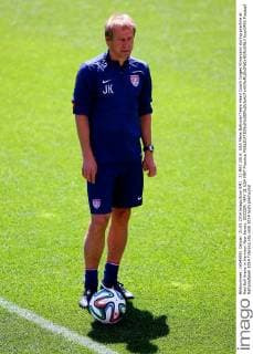 31 MAY 2014: USA Mens National Team Head Coach Jurgen Klinsmann during practice at Red Bull Arena in Harrison New Jersey. SOCCER: MAY 31 USA MNT Practice Icon0492 EDITORIAL USE ONLY