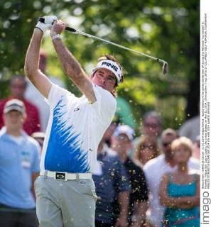 Bubba Watson of the United States tees off during the Memorial Tournament at Muirfield Village Golf Club in Dublin, the United States, on May 31, 2014. (Xinhua Shen Ting) (SP)U.S.-COLUMBUS-GOLF-MEMORIAL TOURNAMENT 