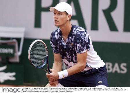 TENNIS - ATP, French Open 2014 PARIS,FRANKREICH,01.JUN.14 - TENNIS - ATP Tennis Herren World Tour, Grand Slam, Roland Garros, French Open. Bild zeigt Tomas Berdych (CZE). 