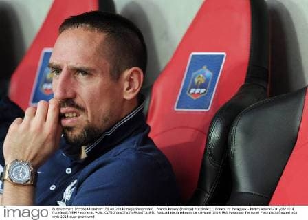 Franck Ribery (France) FOOTBALL : France vs Paraguay - Match amical - 01 06 2014 N.LeGouic FEP Panoramic 