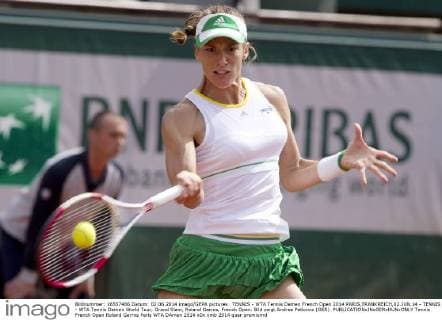 TENNIS - WTA Tennis Damen French Open 2014 PARIS,FRANKREICH,02.JUN.14 - TENNIS - WTA Tennis Damen World Tour, Grand Slam, Roland Garros, French Open. Bild zeigt Andrea Petkovic (GER). 