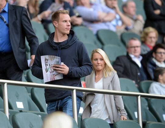 01.06.2014, xfux, Fussball Testspiel, Deutschland (DFB) - Kamerun, Marc-Andre ter Stegen mit Freundin Daniela