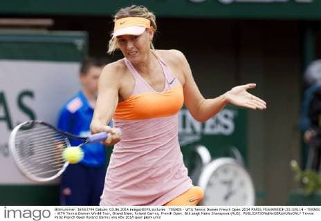 TENNIS - WTA Tennis Damen French Open 2014 PARIS,FRANKREICH,03.JUN.14 - TENNIS - WTA Tennis Damen World Tour, Grand Slam, Roland Garros, French Open. Bild zeigt Maria Sharapova (RUS). 