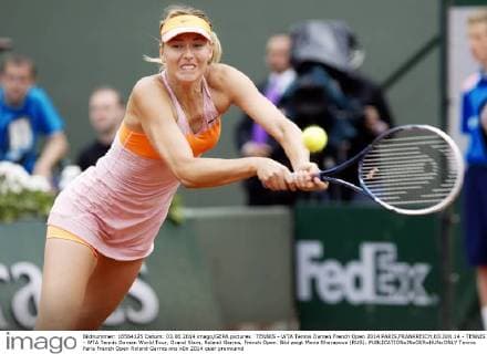 TENNIS - WTA Tennis Damen French Open 2014 PARIS,FRANKREICH,03.JUN.14 - TENNIS - WTA Tennis Damen World Tour, Grand Slam, Roland Garros, French Open. Bild zeigt Maria Sharapova (RUS). 