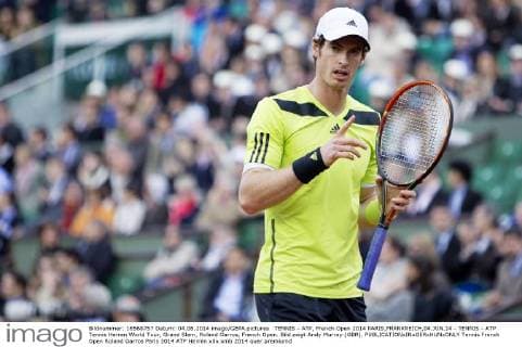TENNIS - ATP, French Open 2014 PARIS,FRANKREICH,04.JUN.14 - TENNIS - ATP Tennis Herren World Tour, Grand Slam, Roland Garros, French Open. Bild zeigt Andy Murray (GBR). 