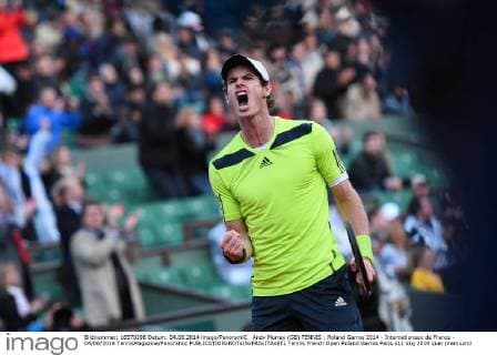 Andy Murray (GB) TENNIS : Roland Garros 2014 - Internationaux de France - 04 06 2014 TennisMagazine Panoramic 