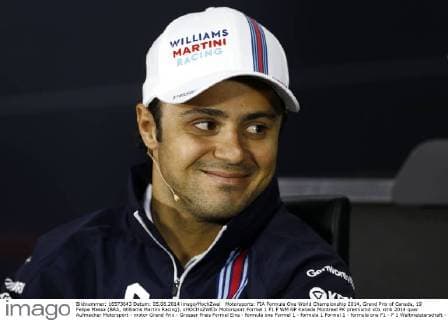 Motorsports: FIA Formula One World Championship 2014, Grand Prix of Canada, 19 Felipe Massa (BRA, Williams Martini Racing), xHOCHxZWEIx