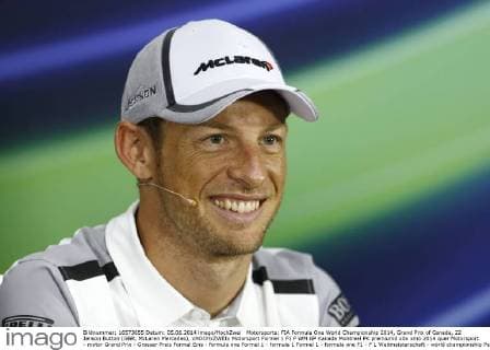 Motorsports: FIA Formula One World Championship 2014, Grand Prix of Canada, 22 Jenson Button (GBR, McLaren Mercedes), xHOCHxZWEIx