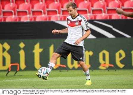 Mario Götze (D) - Abschusstraining Nationalmannschaft in Mainz