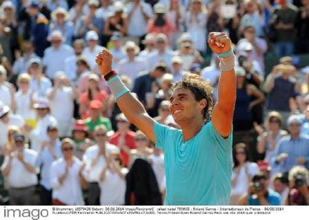 rafael nadal TENNIS : Roland Garros - Internationaux de France - 06 06 2014 N.LeGouic FEP Panoramic 