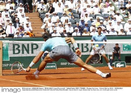 Rafael Nadal (ESP) TENNIS : Finales Hommes - Roland Garros 2014 - 08 06 2014 GwendolineLeGoff Panoramic 