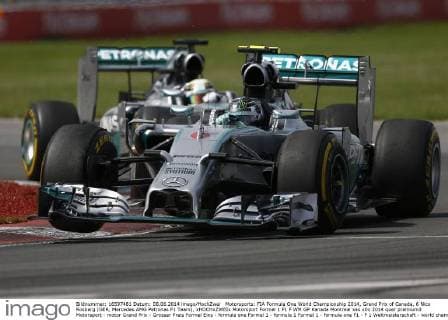 Motorsports: FIA Formula One World Championship 2014, Grand Prix of Canada, 6 Nico Rosberg (GER, Mercedes AMG Petronas F1 Team), xHOCHxZWEIx
