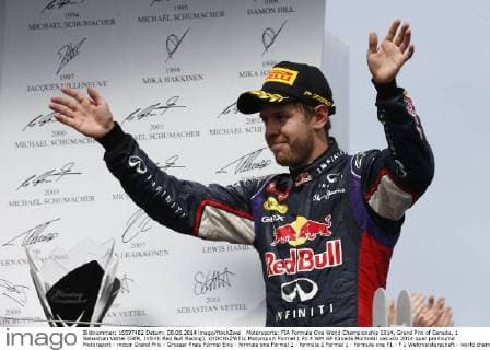 Motorsports: FIA Formula One World Championship 2014, Grand Prix of Canada, 1 Sebastian Vettel (GER, Infiniti Red Bull Racing), xHOCHxZWEIx