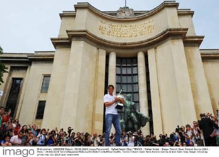 Rafael Nadal (Esp) TENNIS : Rafael Nadal - Sieger French Open Roland Garros 2014 - Paris - 09 06 2014 TennisMagazine 