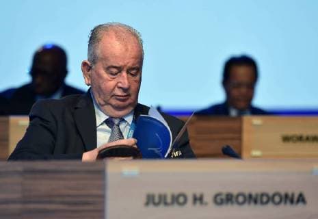 Fussball 64. FIFA Kongress in Sao Paulo 2014 11.06.2014 Vizepräsident Julio H. GRONDONA (Argentinien, FIFA-Exekutivkomitee)