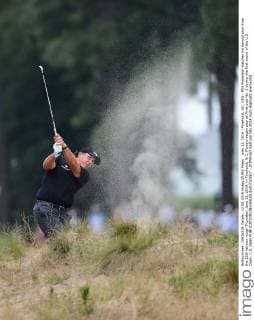 June 12, 2014 - Pinehurst, NC, USA - Phil Mickelson watches his second shot from the 12th fairway rough Thursday, June 12, 2014, in Pinehurst, N.C. Players began play at Pinehurst No. 2 during the first round of the U.S. Open. U.S. Open - ZUMAm67