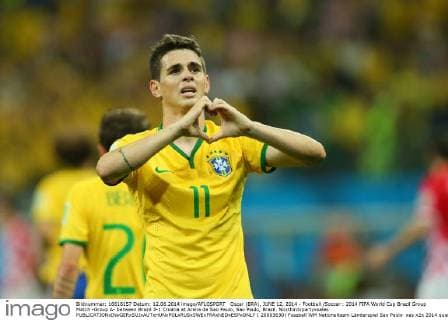 Oscar (BRA), JUNE 12, 2014 - Football Soccer : 2014 FIFA World Cup Brazil Group Match -Group A- between Brazil 3-1 Croatia at Arena de Sao Paulo, Sao Paulo, Brazil. Noxthirdxpartyxsales  ( 20663630)
