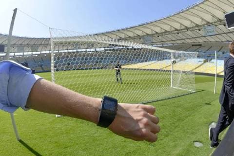 Fussball WM 2014 Präsentation der Torlinientechnik im Stadion Maracana in Rio. RIO DE JANEIRO RJ, Brasil 09 06 2014. ( x(11)xCelsoxPupox xFotoarenax  (24790)