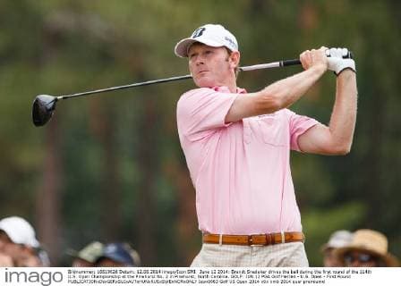 June 12 2014: Brandt Snedeker drives the ball during the first round of the 114th U.S. Open Championship at the Pinehurst No. 2 in Pinehurst, North Carolina. GOLF: JUN 12 PGA Golf Herren - U.S. Open - First Round Icon0983 EDITORIAL USE ONLY