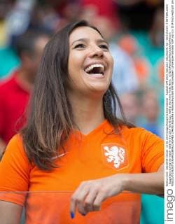 Fussball WM 2014. Salvador. SALVADOR, BA - 06 13 2014: X NETHERLANDS - Supporters during the match valid for the 2014 World Cup, held at the Arena Fonte Nova. x(725)xMarceloxMachadoxdexMelox x  (24685) Espanha x Holanda