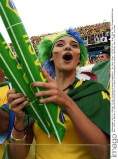 Sao Paulo (Brasil) 12 06 2014 - Brasil 2014 foto DanielexBuffa Image Sport Pictured: Fan Brasil 