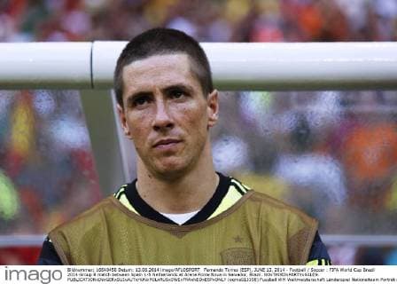 Fernando Torres (ESP), JUNE 13, 2014 - Football Soccer : FIFA World Cup Brazil 2014 Group B match between Spain 1-5 Netherlands at Arena Fonte Nova in Salvador, Brazil. NOxTHIRDxPARTYxSALES.  (oqma013358)