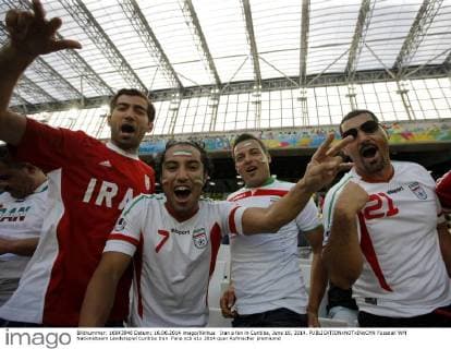 Iran s fan in Curitiba, June 16, 2014. 