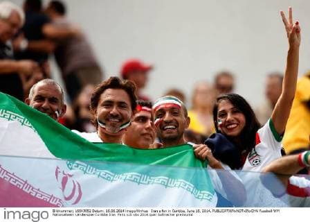 Iran s fan in Curitiba, June 16, 2014. 