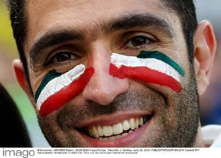 Iran s fan in Curitiba, June 16, 2014. 