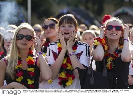Public Viewing WM 2014 in Emmendingen Deutschland 16.06.2014 Emotionen Public Viewing , EP_dfg