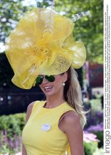 Image licensed to i-Images Picture Agency. 17 06 2014. Ester Dohnalova on the opening day of Royal Ascot, United Kingdom. Picture by Stephen Lock i-Images StephenxLockx xi-Images  IIM-2475-0007