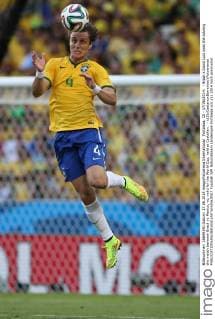 Fortaleza, CE - 17 06 2014: - Brazil s David Luiz nods the bduring the match between Brazil vs Mexico, vo, valid for the World Cup, held at Castellan. - x(3)xCaetanoxBarreirax xFotoarenax 