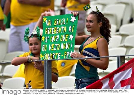 Brazil Fans, For the Group A match number 16 of the 2014 World Cup - xROBERTOxMAYAx 
