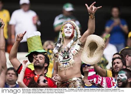 Fortaleza, 17.06.2014, Estadio Castelao Mexiko Fans