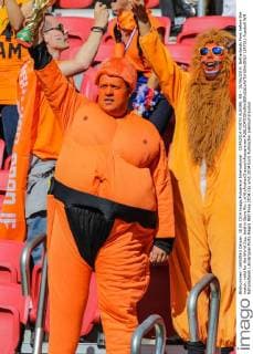 COPA2014 PORTO ALEGRE, RS - 18 06 2014: Netherlands Fans before the match, valid for the World Cup, held in Beira Rio ( x(4)xAndrexChacox xFotoarenax  (24701)