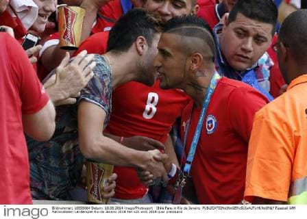Chile Fans in Rio de Janeiro 