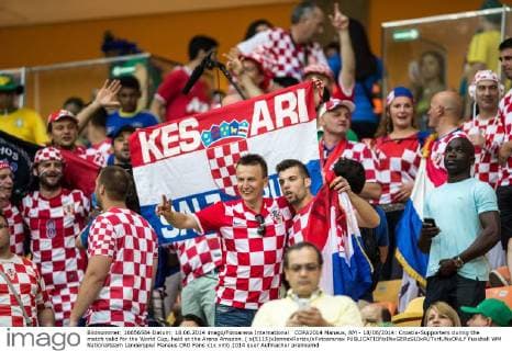 COPA2014 Manaus, AM - 18 06 2014: Croatia-Supporters during the match valid for the World Cup, held at the Arena Amazon. ( x(5115)xJonnexRorizx xFotoarenax 