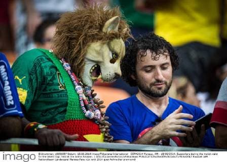 COPA2014 Manaus, AM - 18 06 2014: Supporters during the match valid for the World Cup, held at the Arena Amazon. ( x(5115)xJonnexRorizx xFotoarenax 