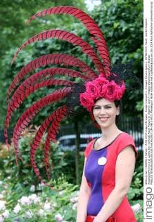 Image licensed to i-Images Picture Agency. 19 06 2014. Ascot, United Kingdom. Anastasia Mironova at Ladies Day at Royal Ascot Picture by Stephen Lock i-Images StephenxLockx xi-Images  IIM-2487-0010