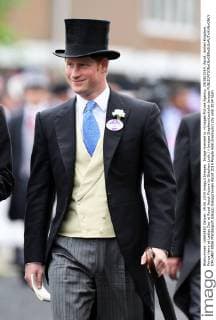 Image licensed to i-Images Picture Agency. 19 06 2014. Ascot, United Kingdom. Prince Harry at Ladies Day at Royal Ascot Picture by Stephen Lock i-Images StephenxLockx xi-Images  IIM-2487-0056