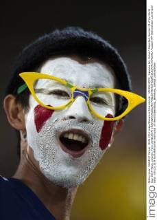 45190614DDI_ Japanese fan Group C Reported, Number 23 of the World Cup 2014 Match, pictured: Fans 19 06 2014 xOSVALDOxAGUILARx 